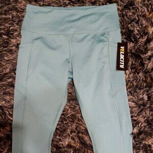 Teal Velocity Alethic Leggings with Pockets